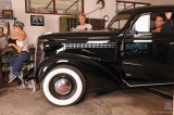 Sandy brought her automobile