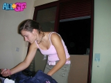 Slutty girlfriend sucking the
