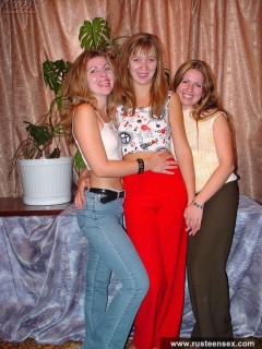 Horny lesbian trio - N