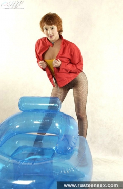 Teen in fishnet - N