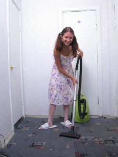 Kseniya likes to tidy - N