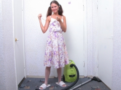 Kseniya likes to tidy - N