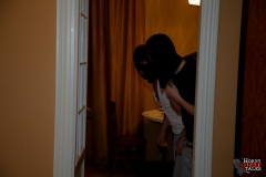 Two men came to - N