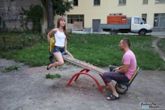 Teen Robin was riding - N