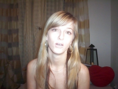 Teen Claudia having fun with herself - N