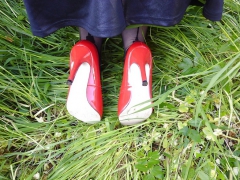 Red Heels and Green Grass - N