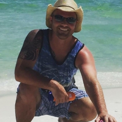 At the beach - N