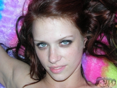 Redhead Spreading Nude - N