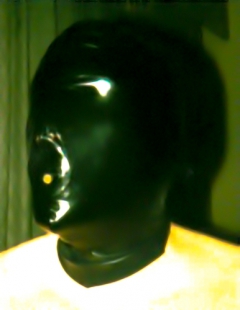 My favorite penis gag hood - N