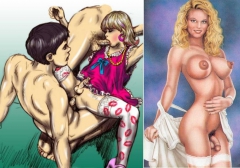 Shemale Cartoon Fantasies 2 - N