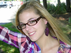 Hot Amateur Glasses Wearing Blonde Teen - N