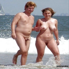 sexy nudist couples in holiday snapshots - N