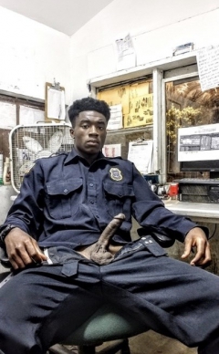 Big Black Dick Security Guard NC - N