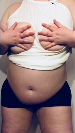 Bbw slut with big saggy tits - N