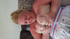 Cum on blonde tits - N