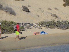En la playita rubia para todos - N