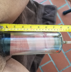 Huge 8 inch pumped cock - N