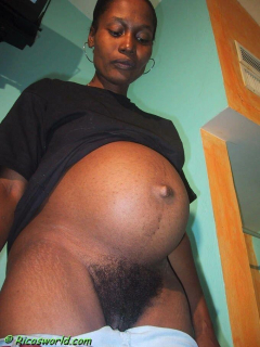 How sexy pregnant black women are and how they want to fuck - N