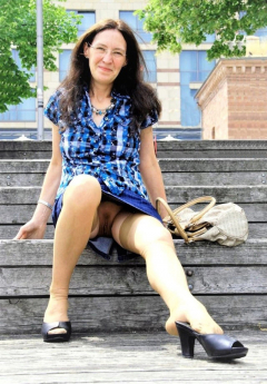 So nice hairy pussy in stokings 6 - N