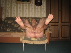 On a chair ... - N