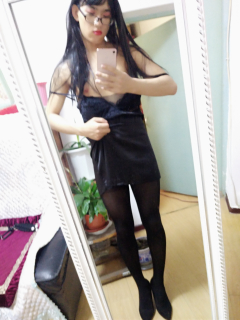 Chinese cross dresser Xiao Zuo takes a selfie - N