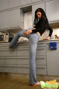 Teen with bottle of wine - N