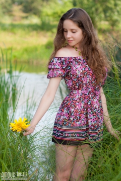 Charming teen babe - N