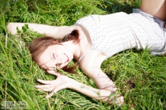 Teen Poses Outdoors - N