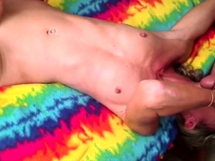 My American Girl Kissing and Licking My Cock