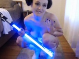 Princess Leia Sucks And Fucks On Webcam