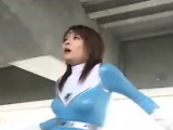 Sexy Asian super hero was caught and tortured by her enemie