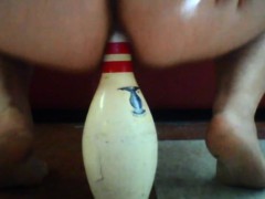 Intense Anal Bowling Pin