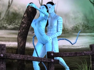 Neytiri getting fucked in Avatar 3D porn parody