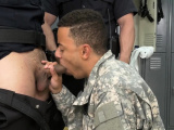 Bogus soldier is coerced by gay cops