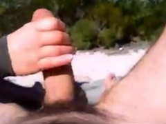 Amateur Public Handjob Compilation