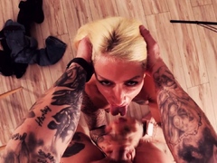 real escort pov date with german tattoo blonde