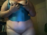 BBW Shoves a Toy in her Fat Pussy