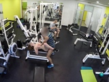 HUNT4K. In empty gym hunter pays greedy cuckold cash