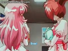 Two hot body sexy anime babes having part1