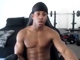 Solo Black Gay Masturbation Jerk Off