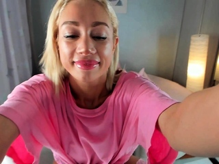 Blonde Teen Solo Masturbating On Webcam