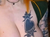 Big boobs milf masturbates with her dildo