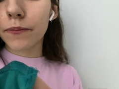 Tasting Cream from Panties - Solo BDSM Webcam Show