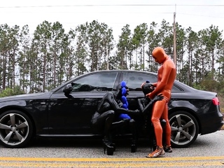 Latex outdoor sex