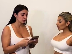 Two hot busty latina girlfriends fuck their replacement