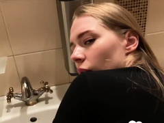 Having sex in the public bathroom is fun