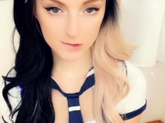 Amateur Blonde Teen Plays Solo with Toy Webcam Porn