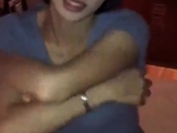 Close up POV of teen sucking cock
