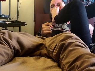 Big cock loving teen amateur with sock fetish being nailed