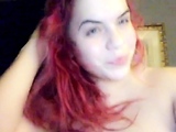 Great Big Boobs On Masturbating Redhead